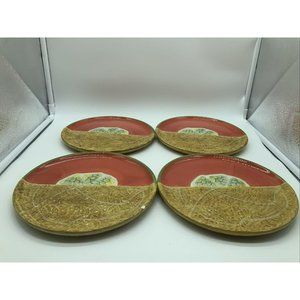 Department 56 Set Of 4 Dessert/Salad Dishes 8”